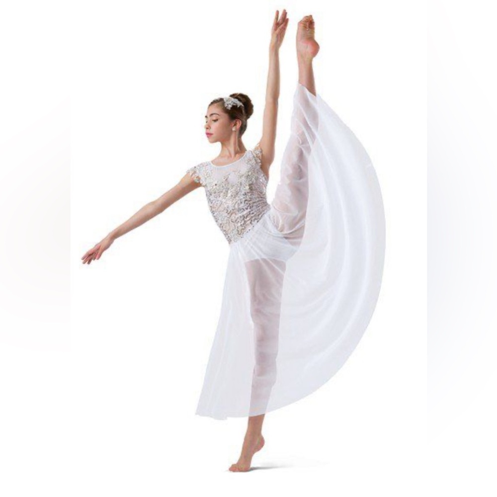 Costume Gallery Remember When 18222 Sequin Lace Illusion Ballet Dance Costume